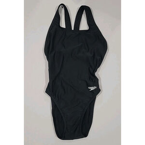 SPEEDO Pro LT Youth One Piece Swimsuit / Bathing Suit - SIZE 26 - Black